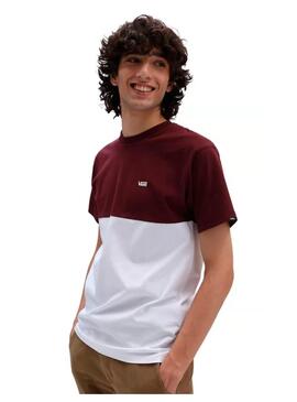 Camiseta Vans Colorblock Granate