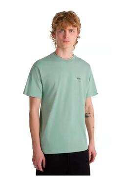 Camiseta Vans Chest Logo Verde Agua