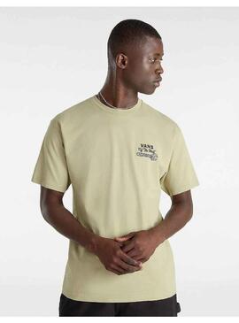 Camiseta Vans Wrenchred Verde Elm