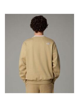 Sudadera NF Esential RLX Beige