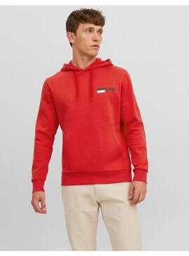 Sudadera JJ Corp Logo Rojo