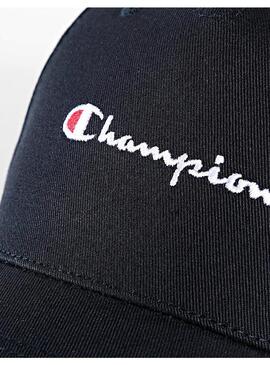 Gorra champion Logo Negra