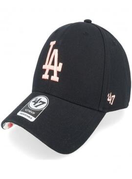 Gorra 47 Brand LA Negra/Rosa