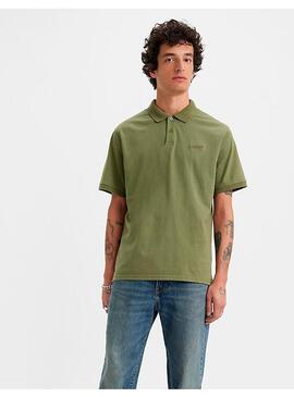 Polo Levi´s Logo Bordado Verde