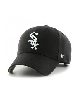 Gorra 47 Brand White Sox Negro