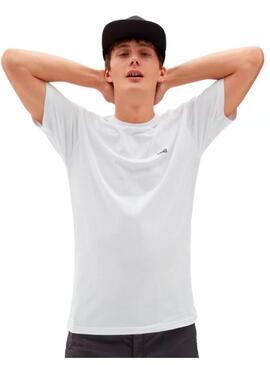 Camiseta Vans Left Chest Logo Blanco