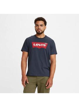 Camiseta Levi´s Logo Grande Marino